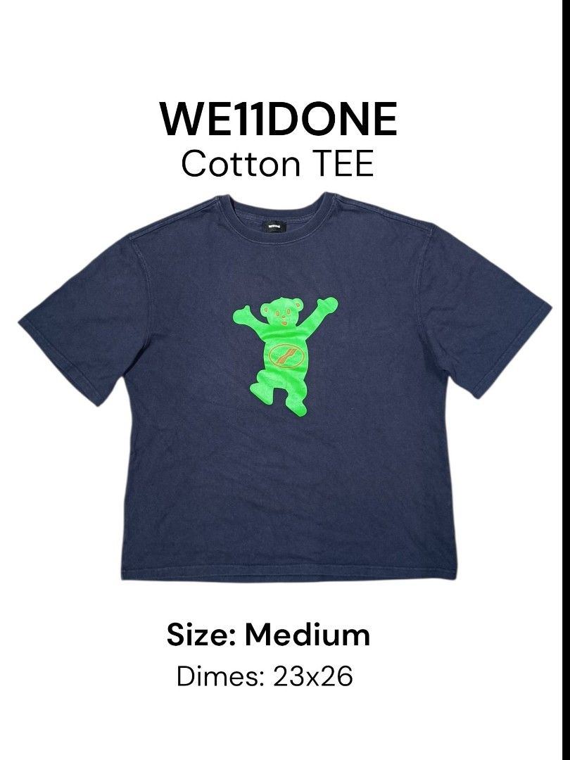 WE11DONE Cotton TEE (Category: Tshirts & Polo Shirts ) located in Midsayap. Submitted by macoy.picker (Listing ID 1469846819, Image 1). Description: WE11DONE COTTON TEE SIZE: MEDIUM DIMES: 23x26 Location: North Cotabato MOP: Gcash / Maribank Courier: JNT.