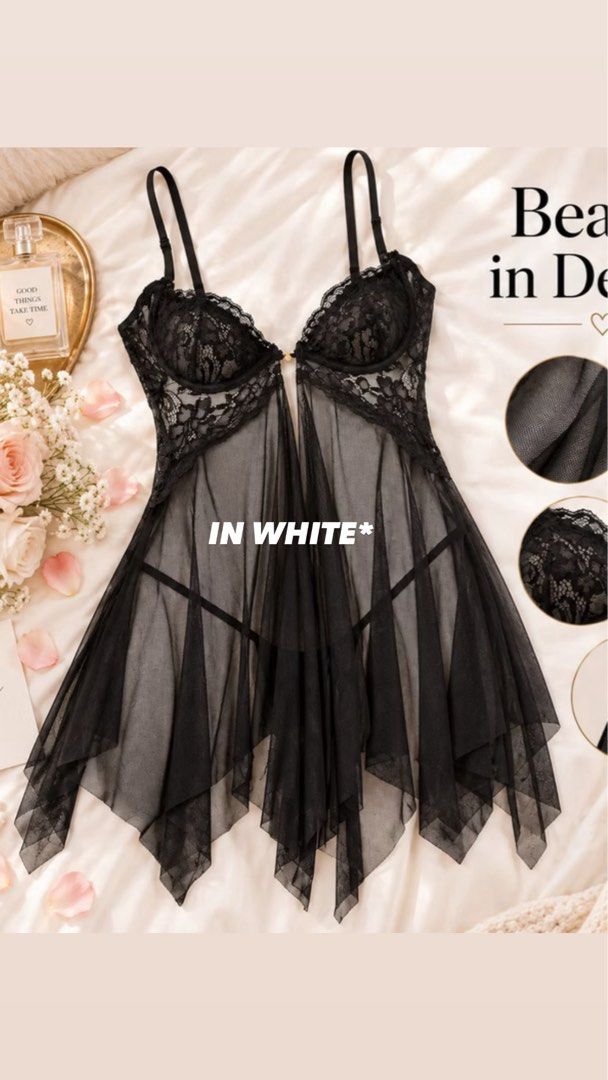 White halloween dress costume (Category: Sets or Coordinates) located in Balanga. Submitted by happymunchkin (Listing ID 1469835859, Image 2). Description: Includes: - white mesh babydoll dress - sparkly rhinestone fishnet stockings - silver rhinestone tiara (new, i lost the old one along with the wand) - magic wand and white shorts not included NOT FOR RENT .