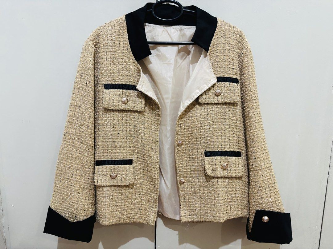 White Sheer Jacket Outerwear Size XL (Category: Coats, Jackets and Outerwear) located in Manila. Submitted by joeeeyyy30 (Listing ID 1469919735, Image 1). Description: XL on tag but I think it fits best on large frames. .