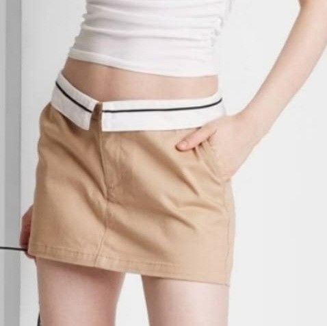 Wild Fable chino skort (Category: Shorts) located in Rizal. Submitted by urkoala (Listing ID 1469871648, Image 2). Description: size 0 on tag w: 13.5 in l: 12 in.
