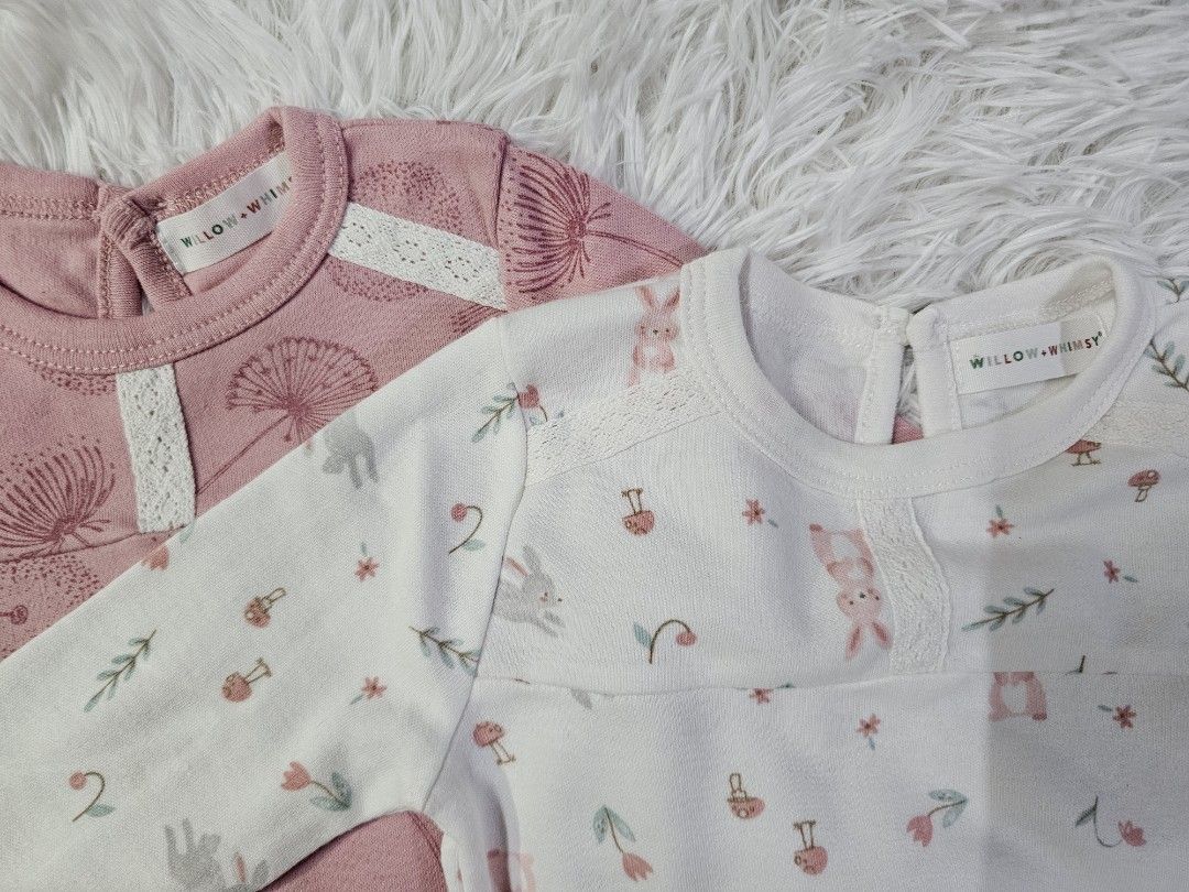Willow + Whimsy & Rabbit Bear Baby Bodysuits Bundle (Category: Babies & Kids Fashion) located in Manila. Submitted by pitzdiaz (Listing ID 1469879057, Image 3). Description: FOR SALE ❗️❗️❗️ Mixed Brand (9-12m) *runs big BRAND NEW All from my daughter's budol 😁 Actual color and appearance may vary slightly due to lightning, photo angles, and device screen settings. Thank You so much ☺️ less than 50% po mga prices from its original price 😊 .