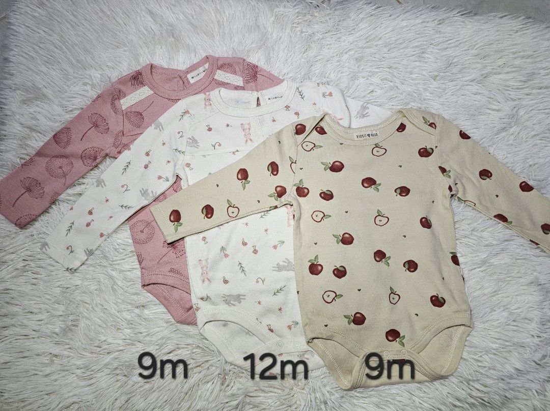 Willow + Whimsy & Rabbit Bear Baby Bodysuits Bundle (Category: Babies & Kids Fashion) located in Manila. Submitted by pitzdiaz (Listing ID 1469879057, Image 1). Description: FOR SALE ❗️❗️❗️ Mixed Brand (9-12m) *runs big BRAND NEW All from my daughter's budol 😁 Actual color and appearance may vary slightly due to lightning, photo angles, and device screen settings. Thank You so much ☺️ less than 50% po mga prices from its original price 😊 .