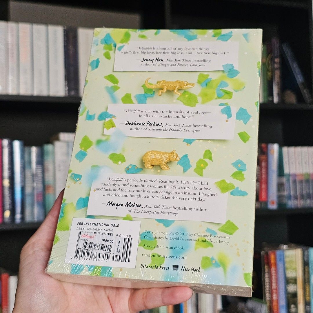 Windfall by Jennifer E. Smith Novel (Category: Storybooks) located in Mabalacat. Submitted by aaronwarner (Listing ID 1469909717, Image 3). Description: Paperback Brand new, sealed in original plastic wrapping.