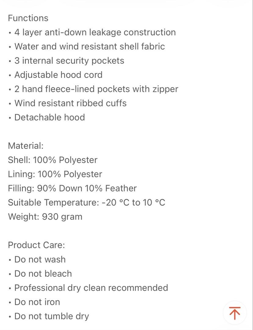 Winter Jacket (Category: Coats, Jackets and Outerwear) located in Kuching. Submitted by joeychoo_99 (Listing ID 1469764115, Image 3). Description: Condition: 9.5/10 Only wore twice Good quality .