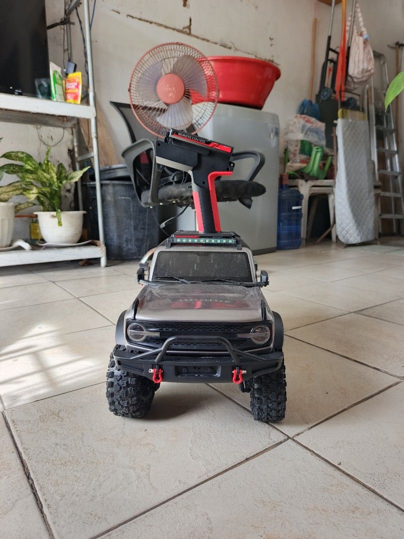 WLTOYS BRONCO 1:10 scale (brushed) (Category: Remote Control Toys) located in Manila. Submitted by beeping.henryy (Listing ID 1469813170, Image 2). Description: fs wltoys bronco hindi pa natrail (outside use only) with few minor scratches due to uses. .