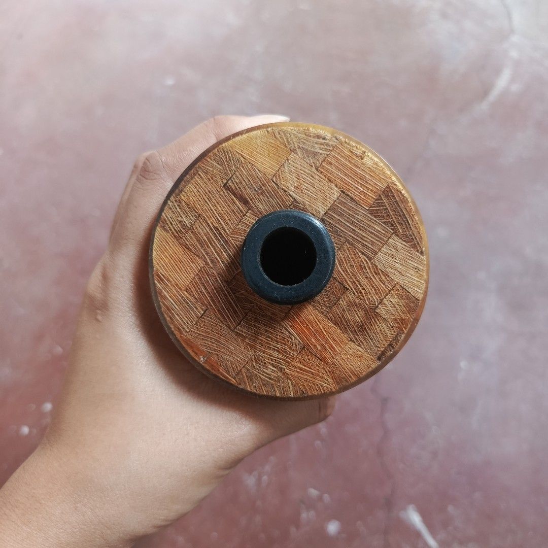 Wooden Dispenser Bottle (Category: Stationery & School Supplies) located in Bulacan. Submitted by snumxxx (Listing ID 1469783028, Image 2). Description: Wooden Shampoo/Soap Dispenser Container 🤎 Wooden dispenser container, body only. Walang kasamang pump dispenser head. ✔️ Unique wooden design ✔️ Puwedeng lagyan ng compatible replacement pump ✔️ Ideal for bathroom or vanity use Please manage your expectations dahil container only ito..