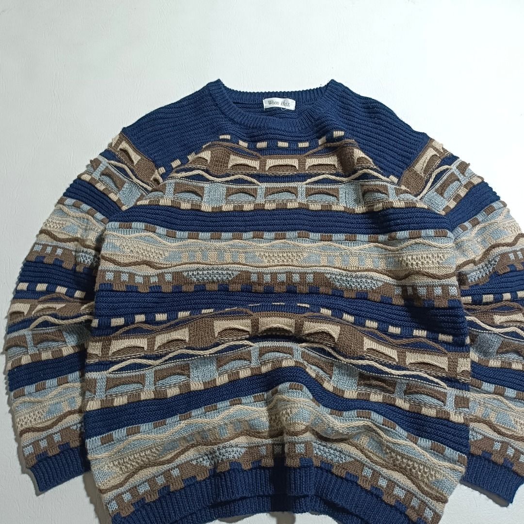 Woodhill Knitted-Coogi Vibe (Category: Coats, Jackets and Outerwear) located in Baguio. Submitted by freshmarket_2600 (Listing ID 1469889148, Image 2). Description: Brand: Woodhill-Coogi Vibe Tags: Complete Size: Large Dimension: L27W20 Condition: Excellent Color rate: 10/10 Color: Issue/s: None.