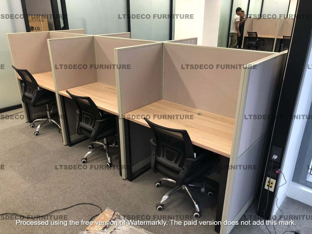 workstation table cubicles office partition furnitures (Category: Office Furniture & Fixtures) located in Caloocan City. Submitted by sandy.furniture (Listing ID 1469768363, Image 2). Description: 👉Are you looking for WORKSTATION, MODULAR CUBICLES OFFICE PARTITION, and OFFICE FURNITURE SUPPLIER? LTSDECO Furniture, is direct supplier, manufacturer, and trusted provider of high quality, affordable and durable modular office divider partition, home
