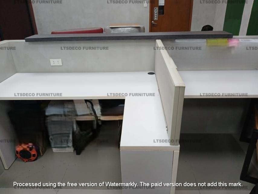 workstation table modular full fabric finish office partition furnitures (Category: Office Furniture & Fixtures) located in Caloocan City. Submitted by sanchez444 (Listing ID 1469838549, Image 3). Description: 👉Are you looking for WORKSTATION, MODULAR CUBICLES OFFICE PARTITION, and OFFICE FURNITURE SUPPLIER? LTSDECO Furniture, is direct supplier, manufacturer, and trusted provider of high quality, affordable and durable modular office divider pa