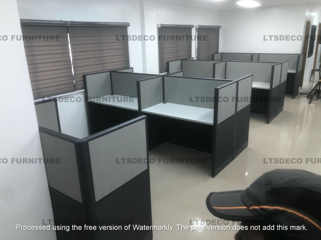 workstation table modular office partition furnitures (Category: Office Furniture & Fixtures) located in Quezon City. Submitted by ltsdecofurniture (Listing ID 1469843284, Image 2). Description: 👉Are you looking for WORKSTATION, MODULAR CUBICLES OFFICE PARTITION, and OFFICE FURNITURE SUPPLIER? LTSDECO Furniture, is direct supplier, manufacturer, and trusted provider of high quality, affordable and durable modular office divider partition, home a