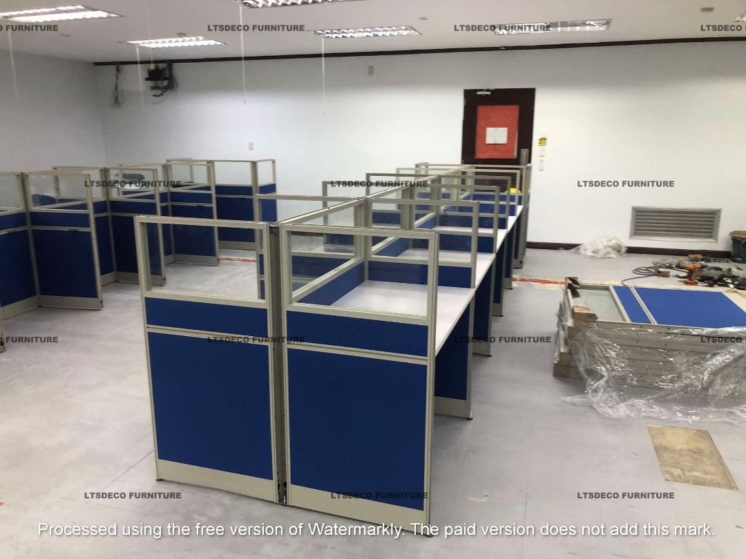 workstation tables modular customized office partition with glass (Category: Office Furniture & Fixtures) located in Caloocan City. Submitted by cheska.ltsdeco (Listing ID 1469830198, Image 2). Description: 👉Are you looking for WORKSTATION, MODULAR CUBICLES OFFICE PARTITION, and OFFICE FURNITURE SUPPLIER? LTSDECO Furniture, is direct supplier, manufacturer, and trusted provider of high quality, affordable and durable modular office divider parti