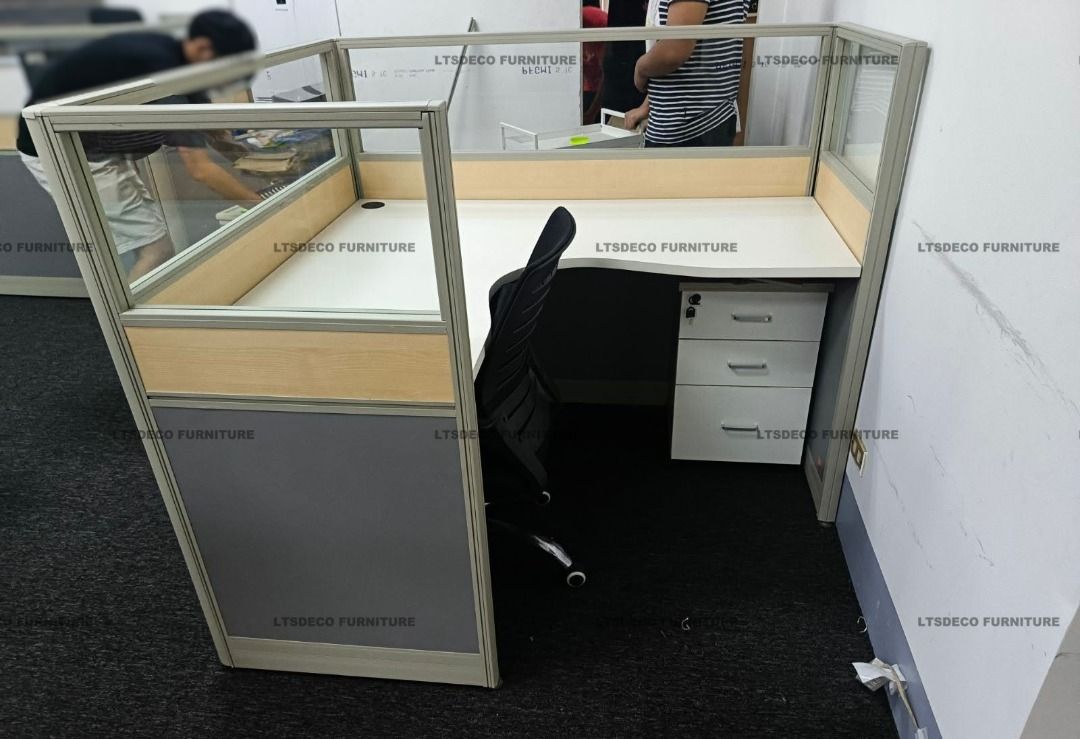 workstation tables modular office partition furniture customized (Category: Office Furniture & Fixtures) located in Caloocan City. Submitted by cheska.ltsdeco (Listing ID 1469830263, Image 2). Description: 👉Are you looking for WORKSTATION, MODULAR CUBICLES OFFICE PARTITION, and OFFICE FURNITURE SUPPLIER? LTSDECO Furniture, is direct supplier, manufacturer, and trusted provider of high quality, affordable and durable modular office divider partit
