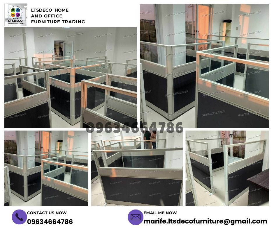 workstation tables modular office partition furniture customized (Category: Office Furniture & Fixtures) located in Caloocan City. Submitted by cheska.ltsdeco (Listing ID 1469838173, Image 1). Description: 👉Are you looking for WORKSTATION, MODULAR CUBICLES OFFICE PARTITION, and OFFICE FURNITURE SUPPLIER? LTSDECO Furniture, is direct supplier, manufacturer, and trusted provider of high quality, affordable and durable modular office divider partit