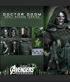 Doctor Doom Minifigure with Microfigure and Cape, Toys & Collectibles ...