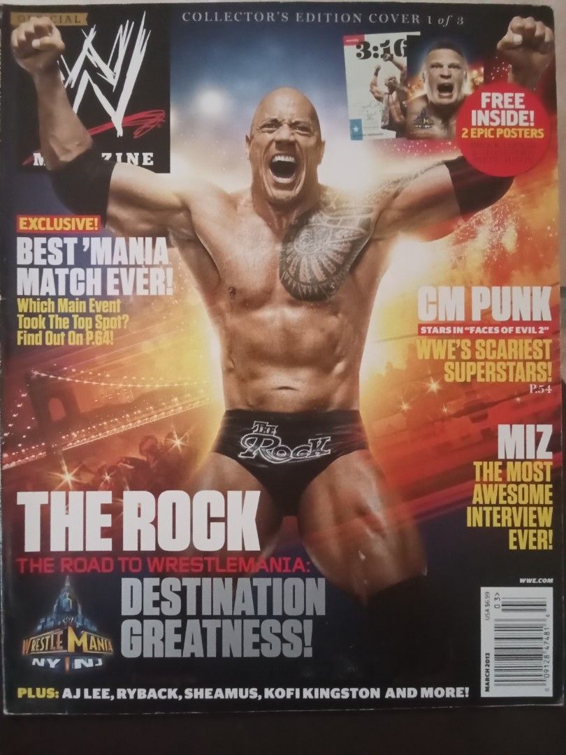 WWE Magazine 2012 - 2013 Issues (Category: Magazines) located in Cavite. Submitted by emilgarcia09 (Listing ID 1469911822, Image 2). Description: 200 Each Issues from 2012 - 2013 Minimum of 3 Issues per transaction.