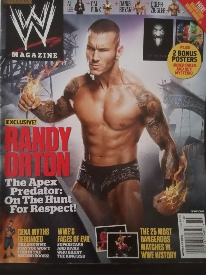 WWE Magazine Assorted Issues (Category: Magazines) located in Cavite. Submitted by emilgarcia09 (Listing ID 1469912156, Image 3). Description: 200 Each Issues from 2010 to 2013 Minimum of 3 Issues per Transaction .