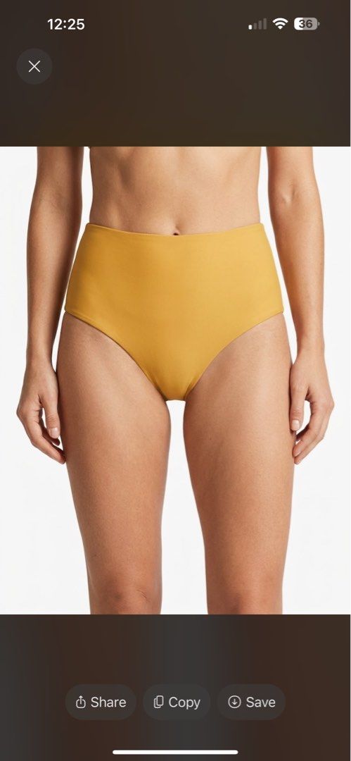 (XS) MATTEAU Highwaisted Bottom (Category: Bikinis & Swimsuits) located in Manila. Submitted by sunnyfloshop (Listing ID 1469919407, Image 1). Description: Brandnew 🍃XS .