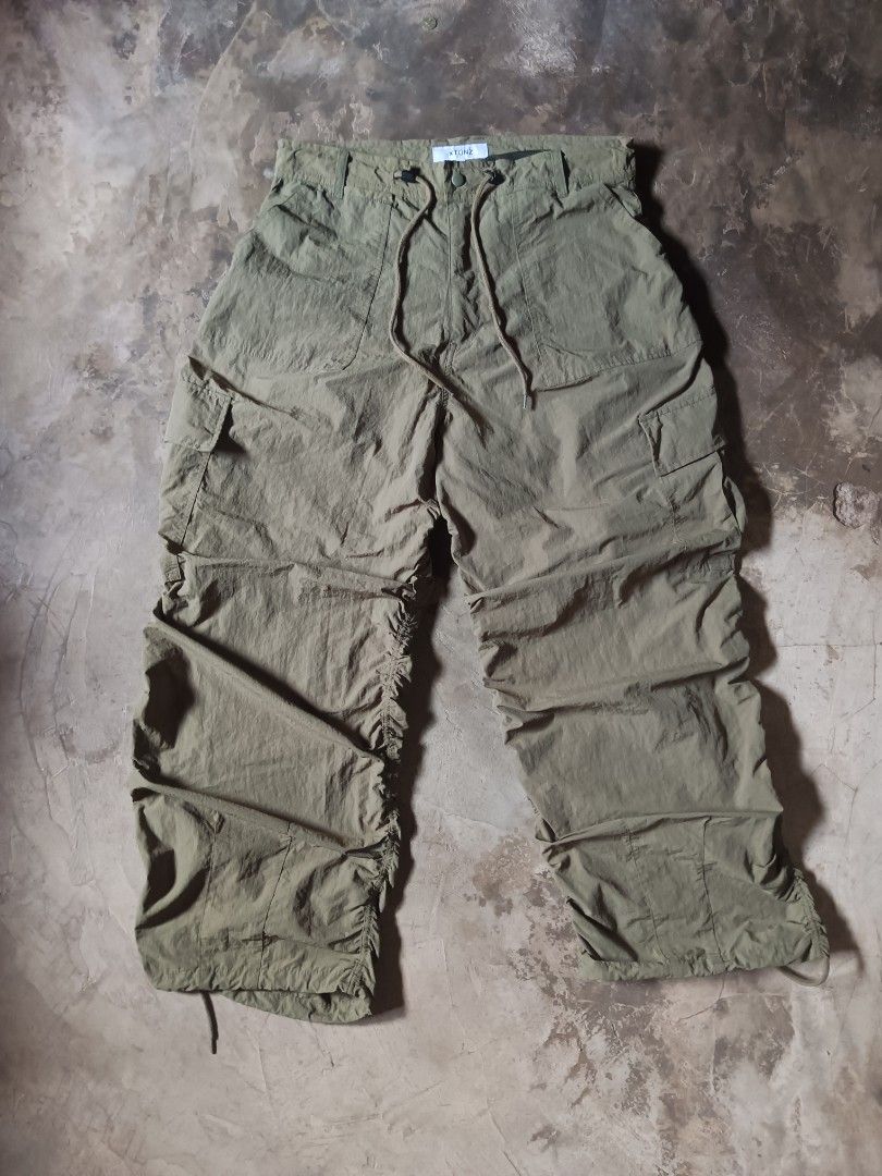 XTONZ XP127 shirring cargo lightweight pants (Category: Trousers) located in Davao. Submitted by hisdef (Listing ID 1469809341, Image 2). Description: Xtonz XP127 shirring cargo lightweight pant Condition- like new issue- none Dimensions in inches waistline-34 front rise-15 outseam-39 inseam-24 hem-10.