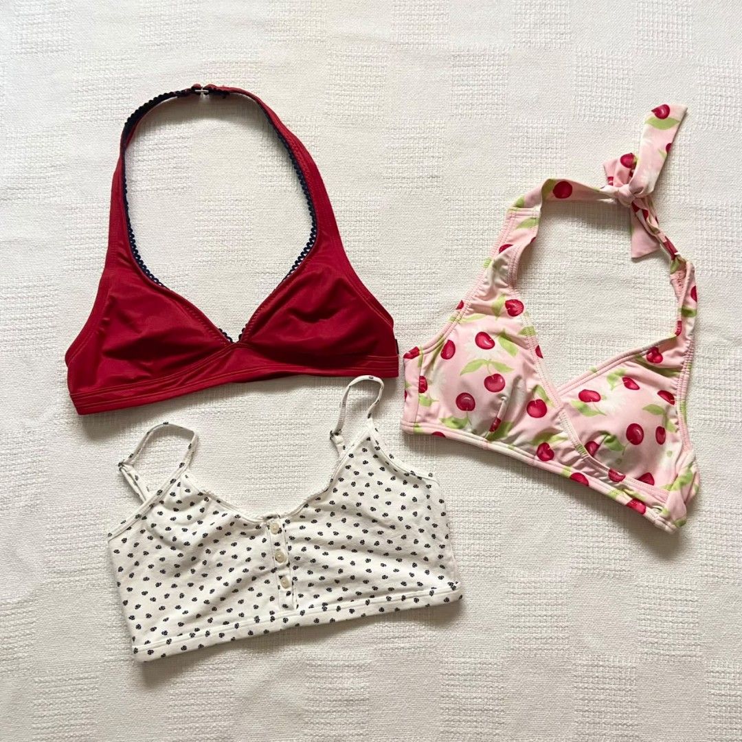 Y2k C&C cherry bikini halter (Category: Bikinis & Swimsuits) located in Rizal. Submitted by urkoala (Listing ID 1469880027, Image 3). Description: fits xs to m w pads.