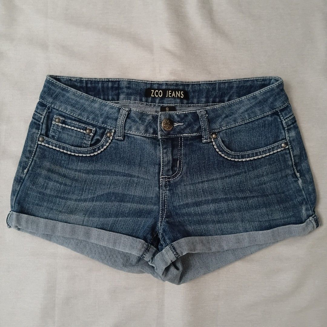Y2K Cross Embroided Low Rise Shorts (Category: Shorts) located in Angeles City. Submitted by itsandspreloved (Listing ID 1469852599, Image 2). Description: size: 34 lowrise.