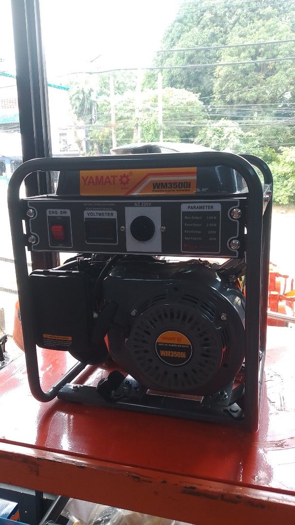 YAMATO GASOLINE INVERTER GENERATOR (Category: Announcements) located in Manila. Submitted by ivan2.0 (Listing ID 1469774062, Image 1). Description: This is the YAMATO WM3500i Gasoline Inverter Generator, a reliable portable power source designed for homes, job sites, and emergency backup power. * ⚡ Maximum Output: 3.0 kW * ⚡ Rated Output: 2.8 kW * 🔌 Rated Voltage: 220V * 🔄 Frequency: 60Hz ⚡🔋 Power Anytime, Anywhere with the YAMATO WM3500i Inve