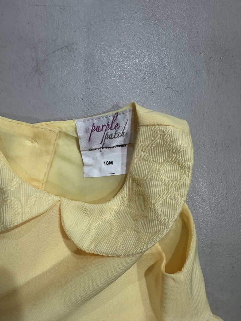 Yellow dress (Category: Babies & Kids Fashion) located in Mandaluyong City. Submitted by lovely_things_ph (Listing ID 1469867884, Image 2). Description: .