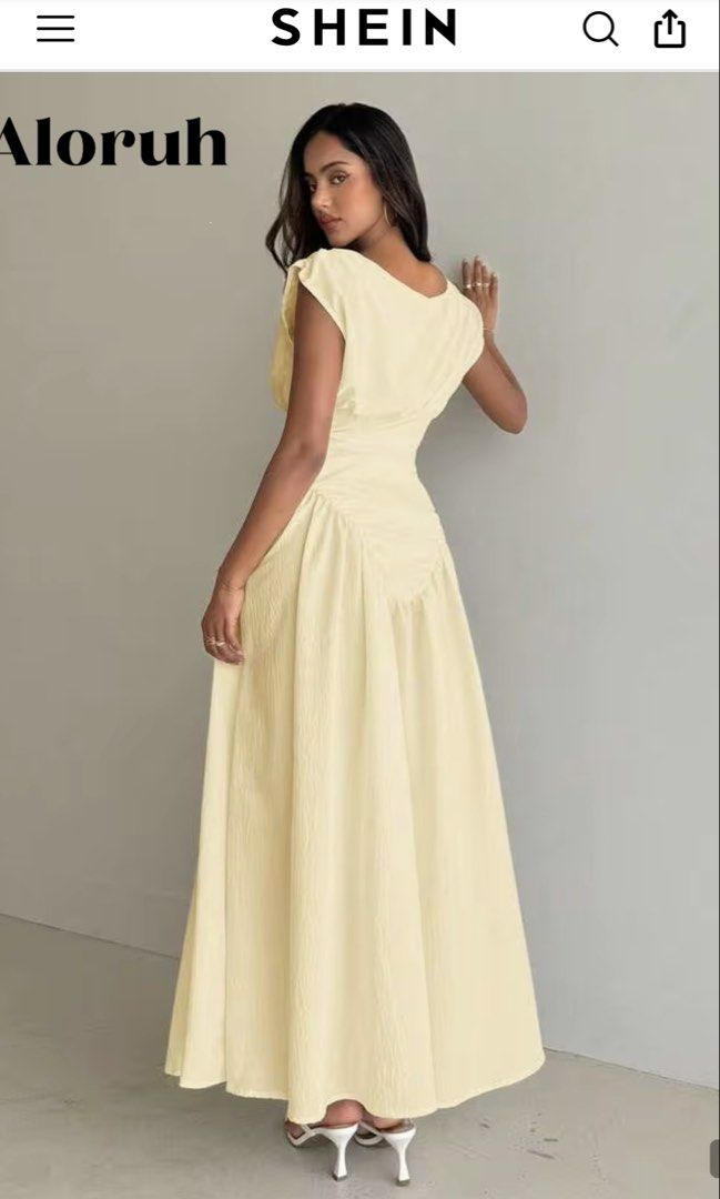 YELLOW MAXI DRESS (Category: Dresses) located in Caloocan City. Submitted by storm4 (Listing ID 1469829689, Image 3). Description: Small.