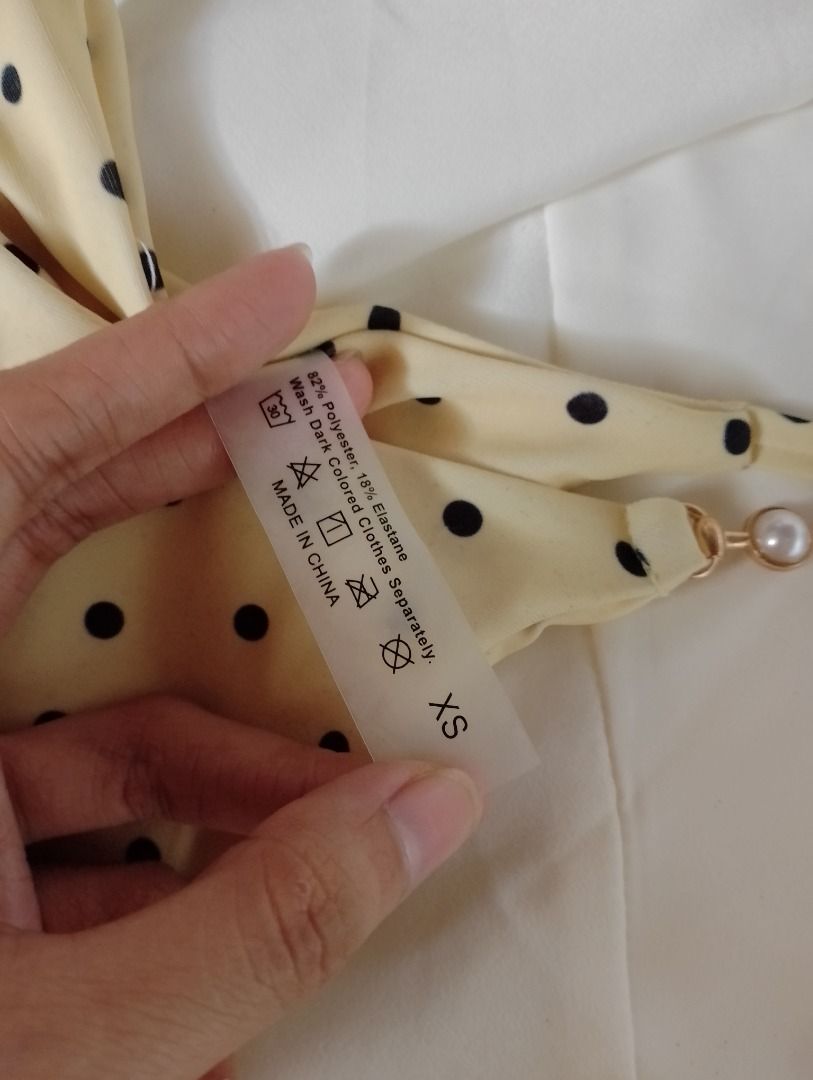 Yellow Polka Dot Bikini Set (Category: Bikinis & Swimsuits) located in Quezon City. Submitted by vanilyuh916 (Listing ID 1469831208, Image 2). Description: .