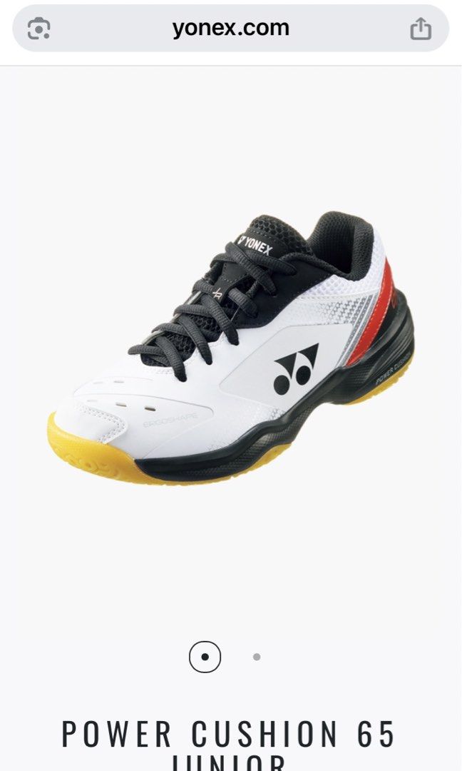 Yonex Power Cushion 65 (Category: Sneakers) located in Butuan. Submitted by thriftingz143 (Listing ID 1469899809, Image 2). Description: excellent condition size 36 Euro size 4 US.