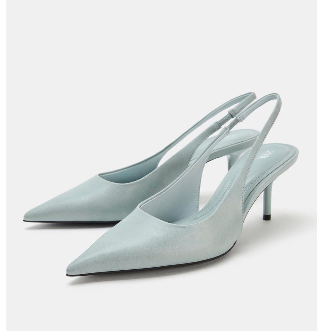 Zara Blue Pointed Slingback Heels (Category: Heels) located in Quezon City. Submitted by tishaagba (Listing ID 1469771374, Image 1). Description: I’m.