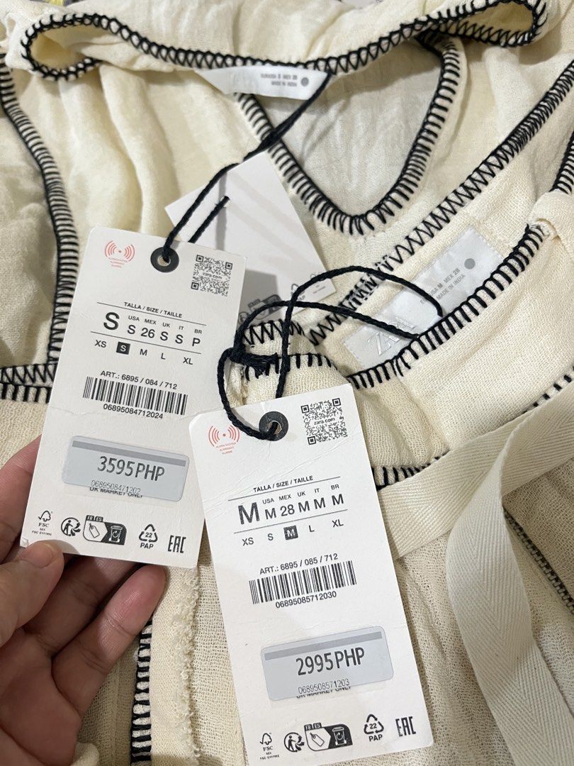 Zara Ecru Rustic Topstitching Coords Set | Flared Shorts and Comfy Top (Category: Sets or Coordinates) located in Taguig. Submitted by madeasoncloset (Listing ID 1469825944, Image 2). Description: Elegant & Comfy Set 🤎✨ Bought for ₱6,595, selling for only ₱3,595! Classy, elegant, and super comfy loose top with matching shorts. Perfect for that effortless sosyal look! 😍 ✨ Shorts: Size M (waist 29–30) Flare design na nakakaliit tingnan ng thighs 