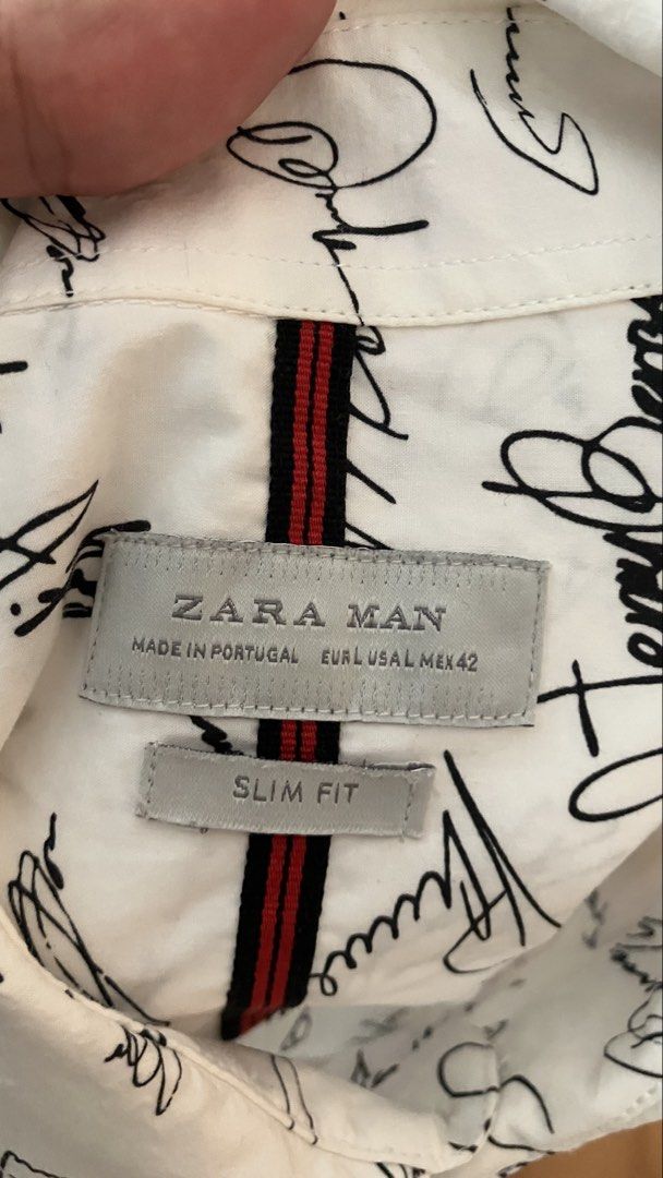 Zara Man - White Polo (Category: Tshirts & Polo Shirts ) located in Manila. Submitted by foundgoods00 (Listing ID 1469894935, Image 3). Description: Tito vibes. Medium to Large. My height is 5’8 Good condition. No issue. .