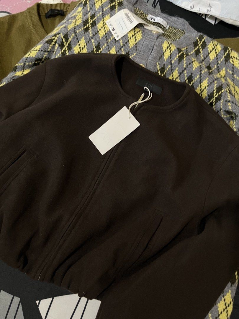 Zara Soft Touch Balloon Bomber Jacket (Category: Others Tops) located in Taguig. Submitted by madeasoncloset (Listing ID 1469818207, Image 2). Description: Size L Best for Medium in More relaxed fit Cute Color Trendy Now .