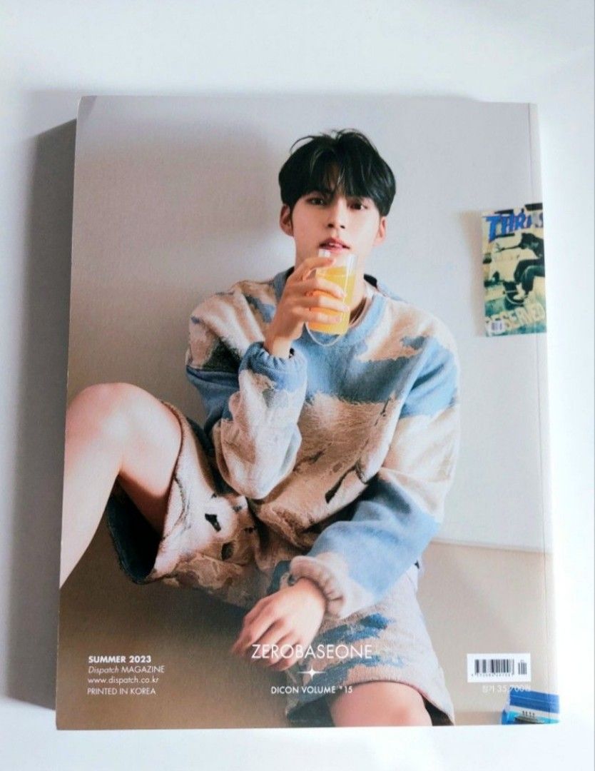 ZEROBASEONE Sung Hanbin: DICON Volume Nº15 (with box) (Category: Magazines) located in Batangas. Submitted by solanasupersale (Listing ID 1469860449, Image 2). Description: 📚 major bookshelf clean out / clearance sale ~ — ZEROBASEONE Sung Hanbin cover — inclusion: DICON magazine and box — MOP: Gcash | fast shipping *feel free to send a message if you wish to negotiate the price :).