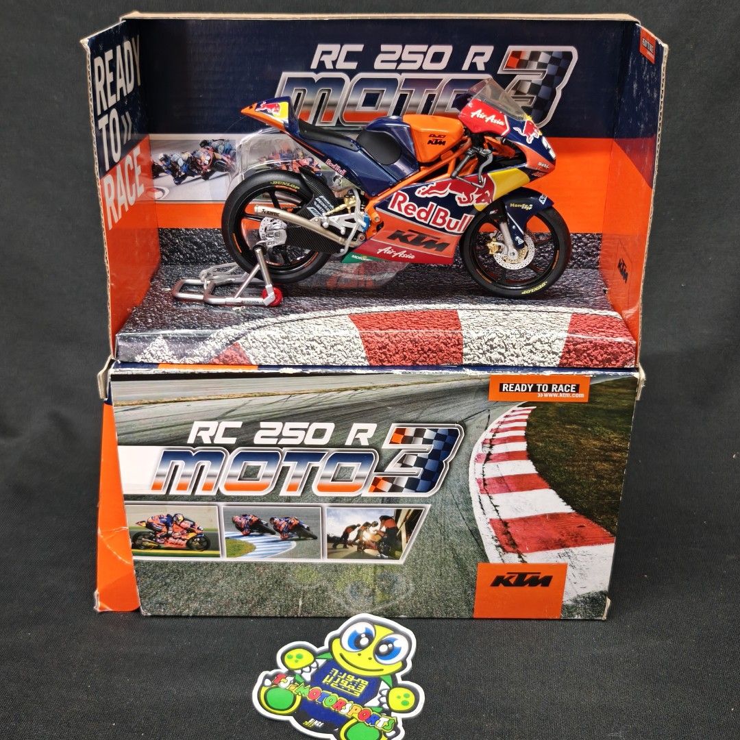 1/12 Moto3 RC 250 R Red Bull KTM diecast motorcycle model, Toys ...