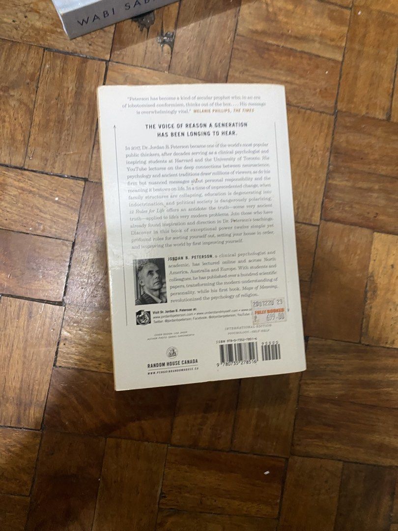 12 Rules for Life by Jordan B. Peterson Paperback (Category: Storybooks) located in Manila. Submitted by solonglondon (Listing ID 1470058839, Image 3). Description: .
