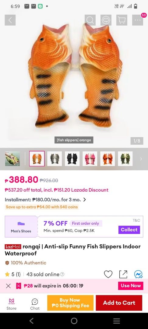 150pesos Unisex slippers Size 8 (Category: Activewear) located in Manila. Submitted by payless2020 (Listing ID 1470046376, Image 1). Description: size 8 slippers manila loc .