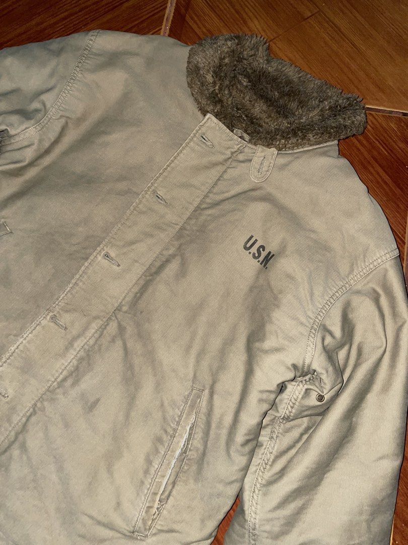 1940s N1 USN REPRO JACKET (Category: Coats, Jackets and Outerwear) located in Makati City. Submitted by gemsonatrash (Listing ID 1470025262, Image 3). Description: WORKWEAR CONDI PRICE IS NEGOTIABLE.