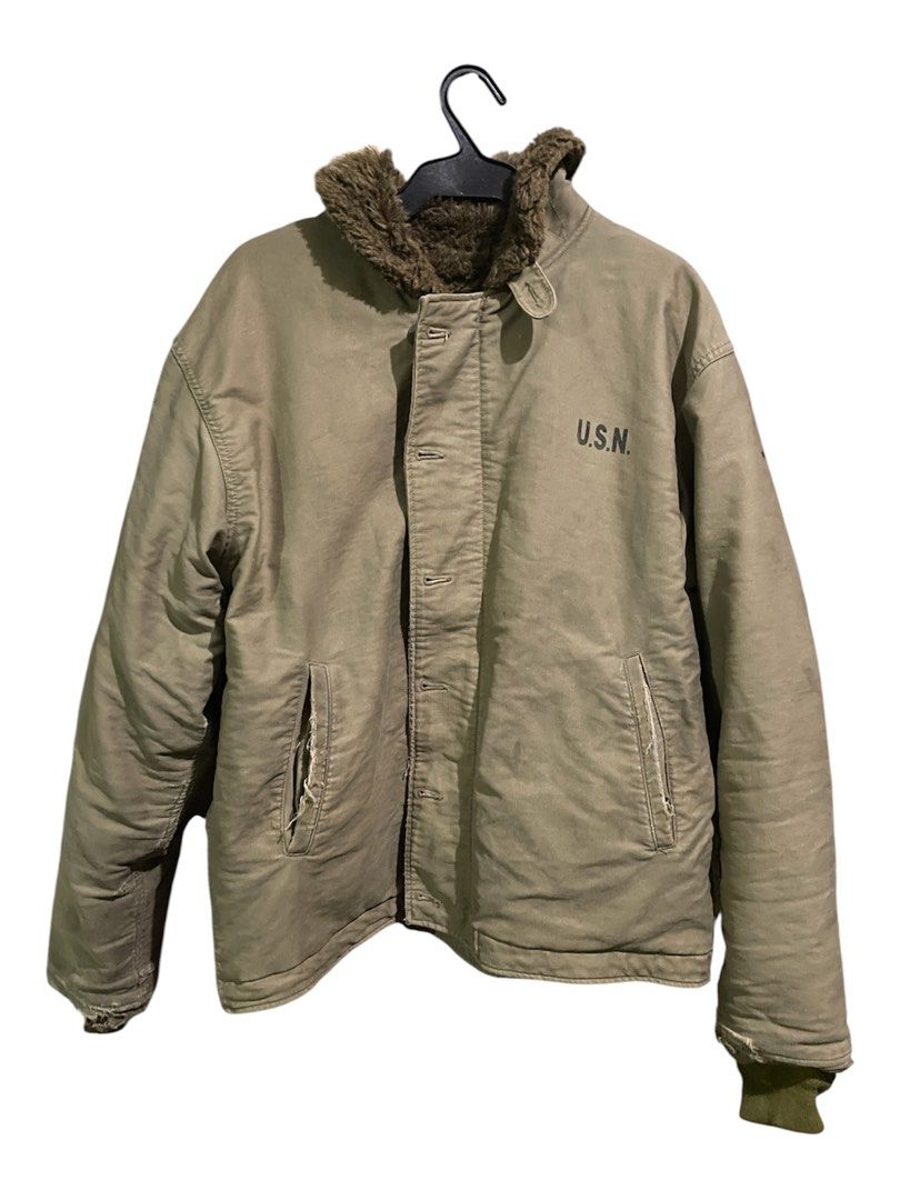 1940s N1 USN REPRO JACKET (Category: Coats, Jackets and Outerwear) located in Makati City. Submitted by gemsonatrash (Listing ID 1470025262, Image 1). Description: WORKWEAR CONDI PRICE IS NEGOTIABLE.