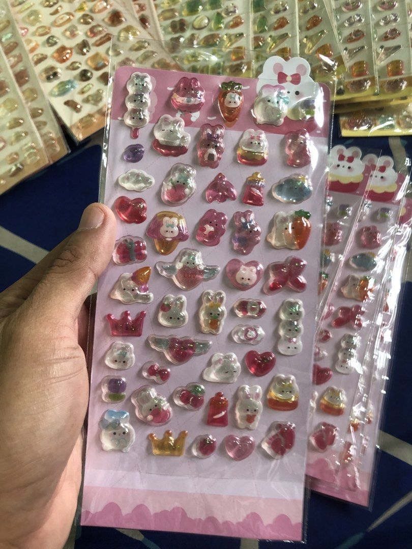 3D glossy sticker packs 100 each pack (Category: Other Stationery & Craft) located in Quezon City. Submitted by markgolveo (Listing ID 1469948131, Image 2). Description: 3D glossy sticker packs 100 each pack 100 each pack per piece 160 for 2 packs 200 for 3 packs.