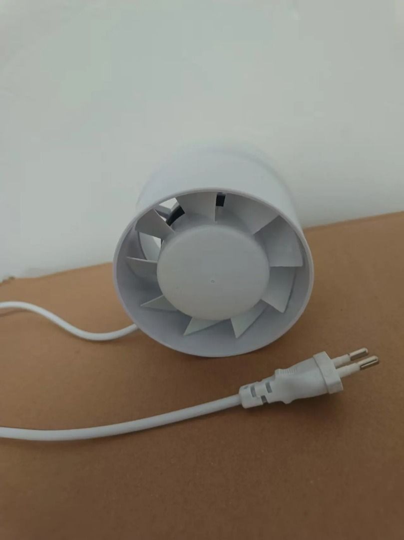 4/5/6 inch 220V Silent Ventilation Air Vents Ventilator Extractor ...