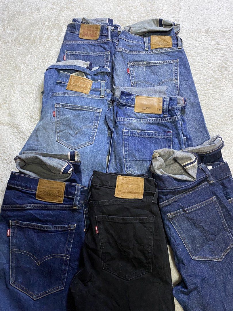 500 Each if “bundle” Selvedge/BIG E/ Premium (Category: Jeans) located in Cavite. Submitted by nld_thrift (Listing ID 1470103039, Image 1). Description: 500 Each if “bundle” Selvedge/BIG E/ Premium RFS: Need to liquidate po DM FOR MORE DETAILS. LEVIS 502 Premium BIG E Selvedge W 36 In tag (37 Actual) L 43.5 INCH Lo 7.5 INCH LEVIS 511 Premium BIG E W 30 In tag (31 Actual) L 38.5 INCH Lo 7 INCH FLAW: Altered hem LEVIS 502 Premium/SELVEDGE BLANK TAB