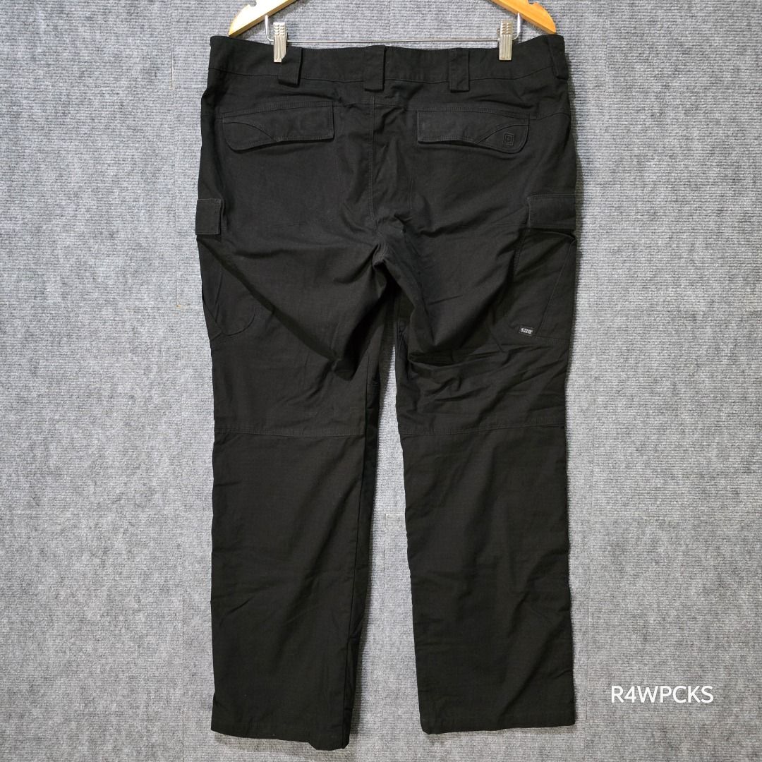 5.11 TACTICAL BLACK STRYKE RIPSTOP CARGO TACTICAL UTILITY PANTS (Category: Other Bottoms) located in San Mateo. Submitted by r4wpcks (Listing ID 1470097419, Image 3). Description: Size on Tag: 16 Best Fit: 38 inches Waist: 38 inches Length: 38.5 inches Leg Hole / Hem: 9 inches Condition: 9/10 Color Rate: 9/10 Issue: None COLOR MAY VARY DUE TO LIGHTING Location: San Mateo Rizal, near Marikina J&T/Lalamove courier, shipping fee should be handled by