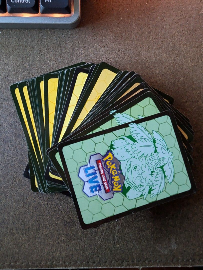 52x Pokémon TCG Code Cards (Bundle) (Category: Raw Singles) located in Manila. Submitted by echollect (Listing ID 1470126639, Image 1). Description: Selling a lot of 52 unused Pokémon TCG code cards. Prefer take-all buyers. The shipping fee will be shouldered by the buyer. Lalamove or LBC only. DM for inquiries!.