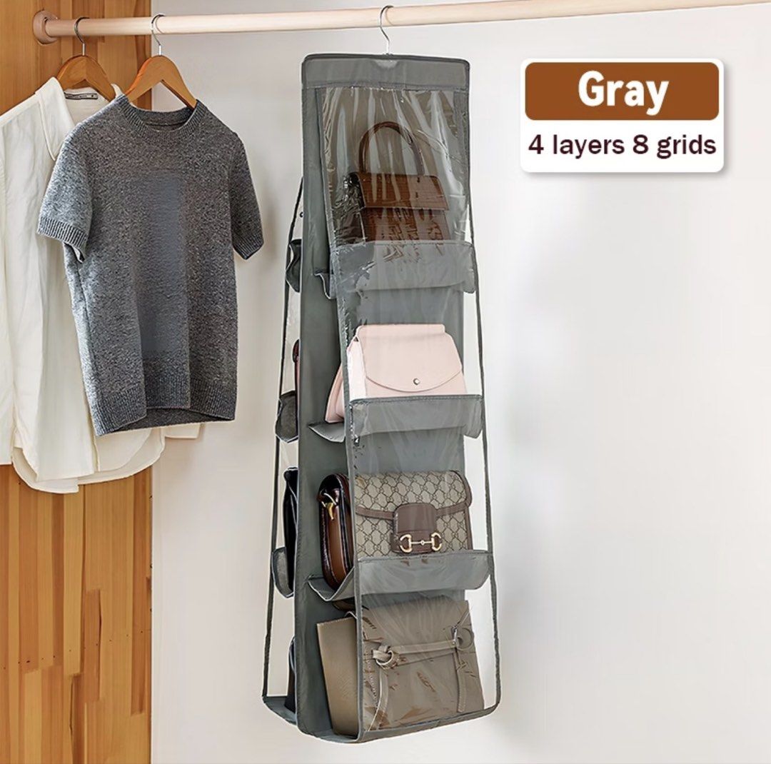 8 Pockets Hanging Bag Organizer (Category: Hooks & Hangers) located in Manila. Submitted by ysa_belly (Listing ID 1470130008, Image 1). Description: .