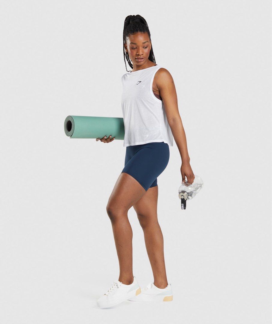🔥 GYMSHARK “WHITE” TRAINING OVERSIZED TANK 🔥 (Category: Activewear) located in Cebu City. Submitted by unwrappedph (Listing ID 1469958632, Image 3). Description: ❗KINDLY READ HERE FIRST, BEFORE SENDING A PM ❗ 🔥 GYMSHARK “WHITE” TRAINING OVERSIZED TANK 🔥 📌 💯 Authentic/Legit GYMSHARK Product 📌 size SMALL based on its tags 📌 Fits 20 inches width by 20 inches length 📌 Stretcheable 📌 Oversized fit 📌 In Excellent Condition or better 📌 Color
