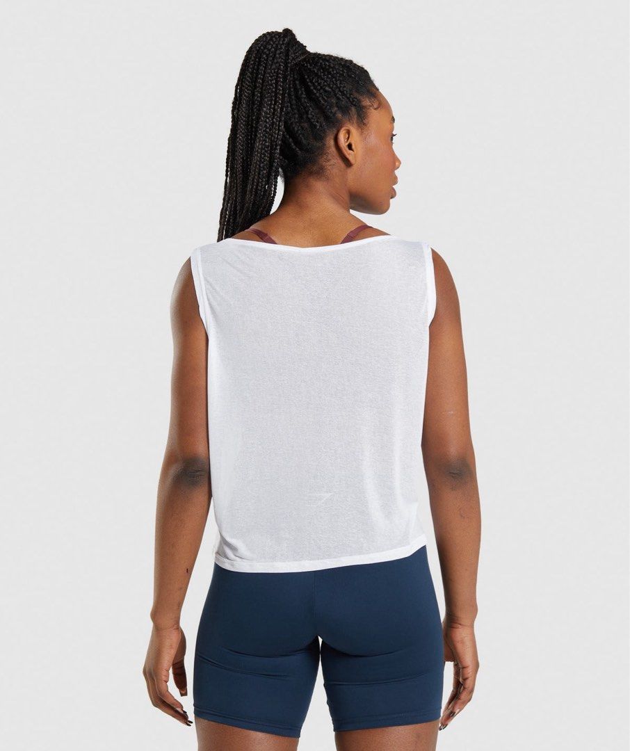 🔥 GYMSHARK “WHITE” TRAINING OVERSIZED TANK 🔥 (Category: Activewear) located in Cebu City. Submitted by unwrappedph (Listing ID 1469958632, Image 2). Description: ❗KINDLY READ HERE FIRST, BEFORE SENDING A PM ❗ 🔥 GYMSHARK “WHITE” TRAINING OVERSIZED TANK 🔥 📌 💯 Authentic/Legit GYMSHARK Product 📌 size SMALL based on its tags 📌 Fits 20 inches width by 20 inches length 📌 Stretcheable 📌 Oversized fit 📌 In Excellent Condition or better 📌 Color