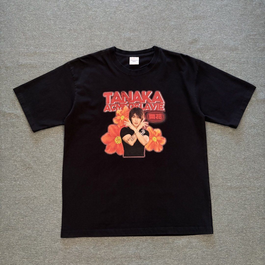Acme De La Vie x Tanaka (Category: Tshirts & Polo Shirts ) located in Butuan. Submitted by ragscurations (Listing ID 1469965088, Image 1). Description: Size : Large Inches : Width 22 Inches : Length 29 Condition : Excellent Flaws : No major flaws see pic graphics Color rate 9.4 Fave item : Beautiful design.