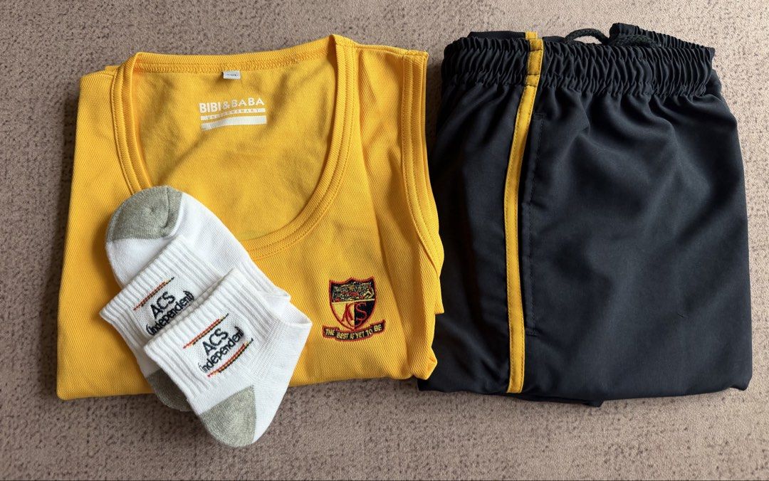 ACSI Anglo Chinese School (Independent) PE Uniform (2XL), Men's Fashion ...