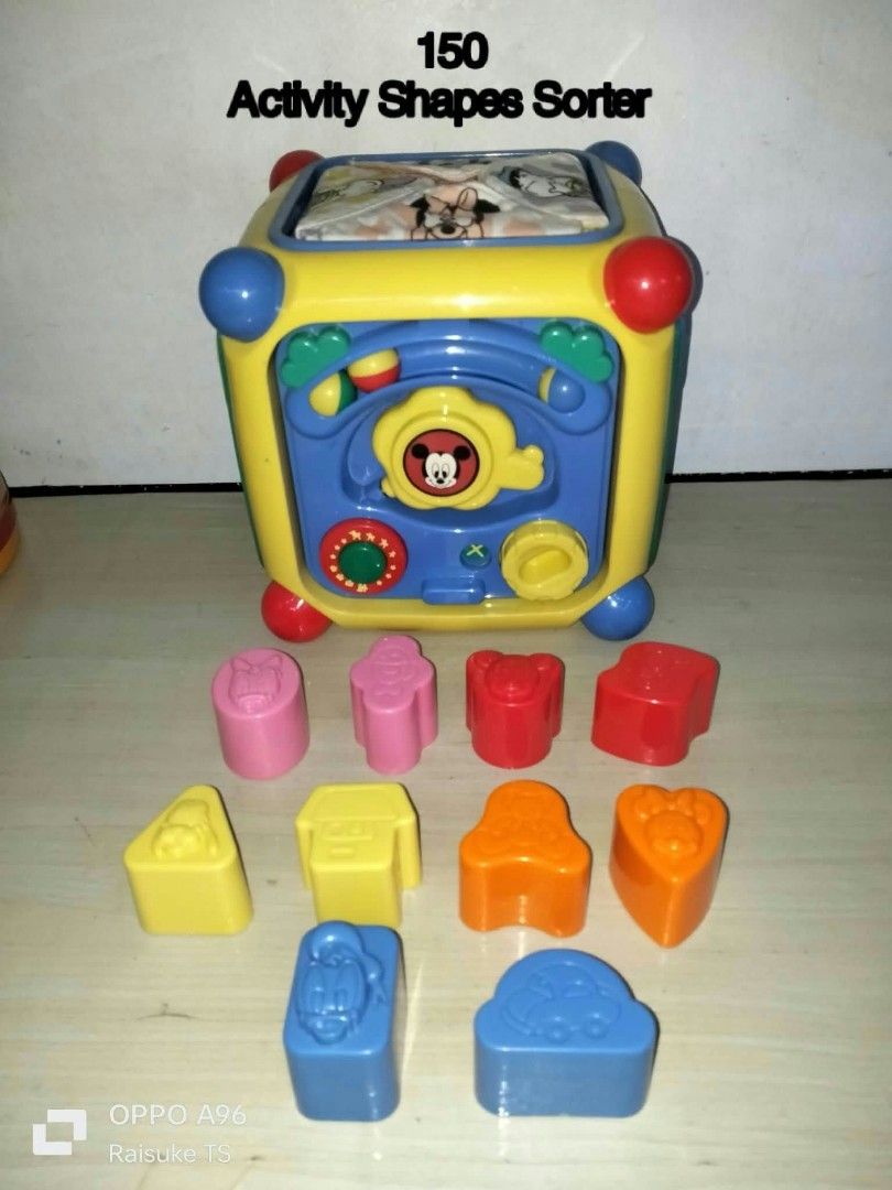 Activity Shapes Sorter (Category: Interactive Toys) located in Taguig. Submitted by raisuketoysshop (Listing ID 1470069830, Image 1). Description: PTPA NEW ARRIVAL!!.. PLEASE RESPECT POST AND PRICES.. Tested working and in good condition.. Secondhand Items Declared as is pa din po Pm for demo video What you see is what you get.. Please manage your expectations.. +40% COD Sho pee Check Out (sho pee fee+Tax+shipping materials) +40 Pesos For Check O
